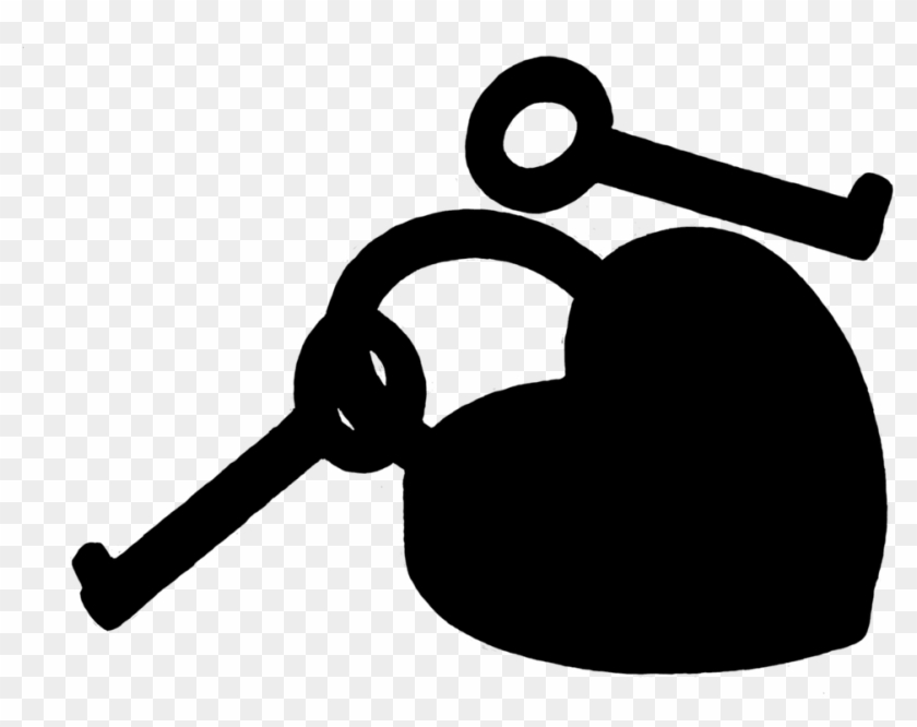 Key To The Heart Castle Silhouette - Silhouette Clipart