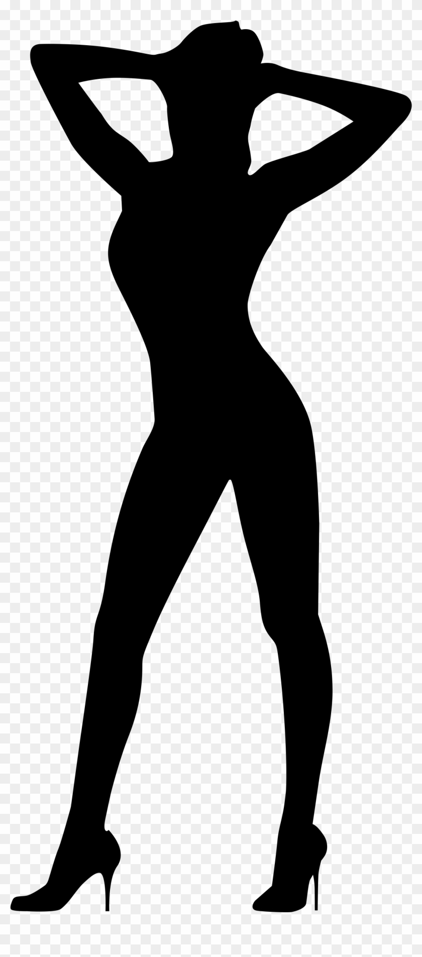 Filesilhouette Of A Woman - Sexy Girl Silhouette Png Clipart #53751