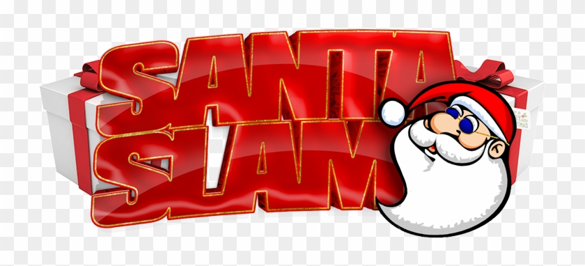 Santa Slam 2018 Logo - Cartoon Clipart