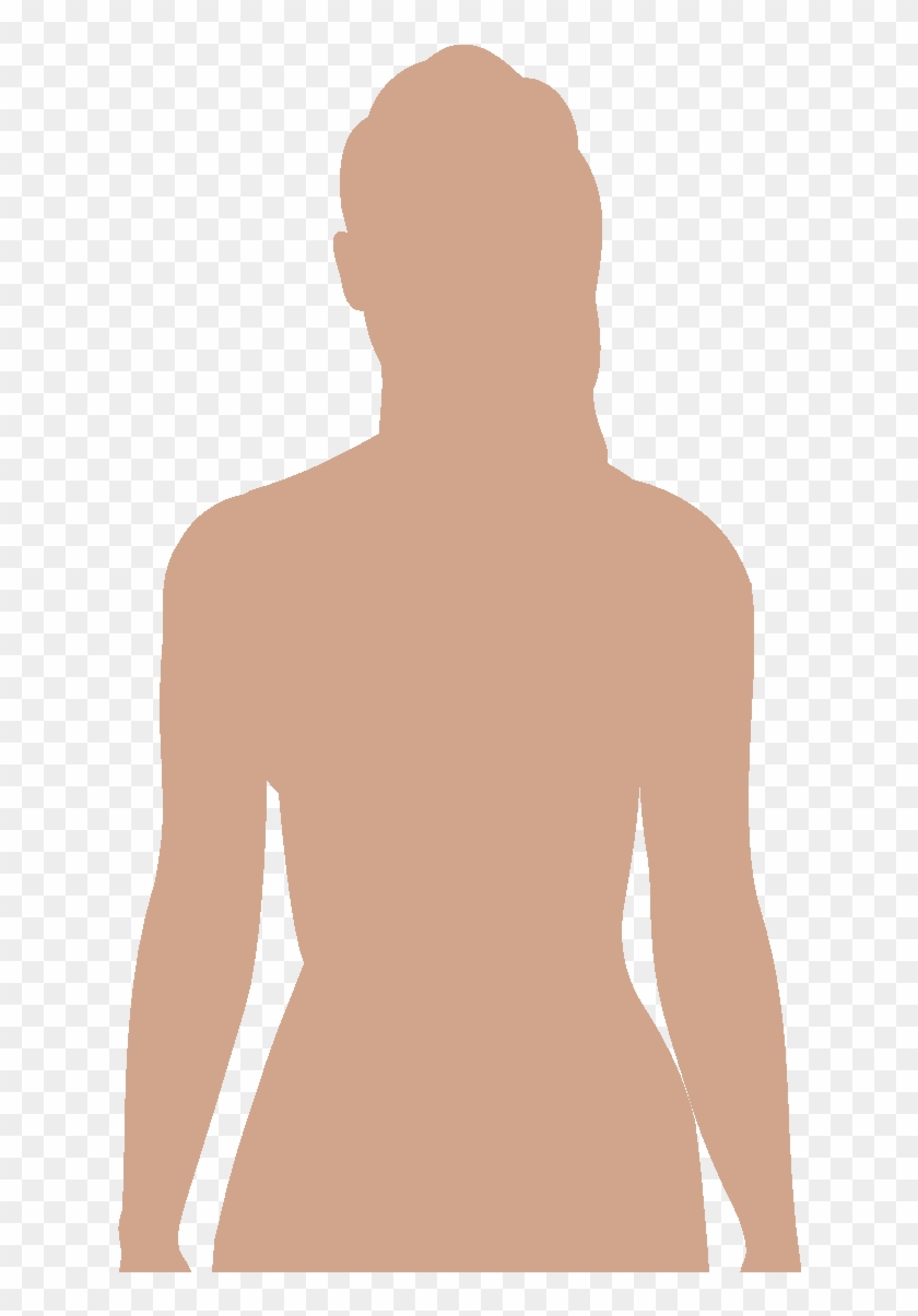 File - Female Shadow - Upper - Shadow Of Human Body Clipart