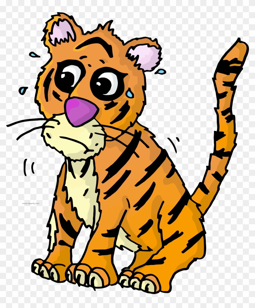 Scream Cartoon Tigger Clipart Png Image Download - Scared Tigers Transparent Png #54471