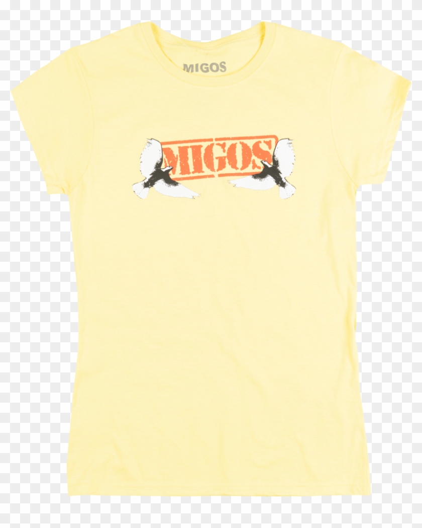 Migos Culture Ii Doves T-shirt Offset Quavo Takeoff - Active Shirt Clipart
