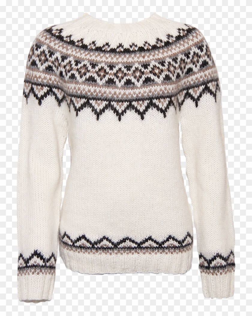 Brynja Icelandic Wool Sweater - Icelandic Sweater Pattern Clipart #54667