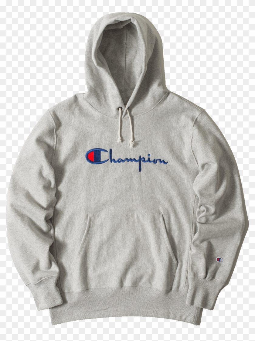 white champion hoodie sweatshirt
