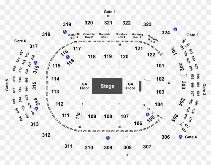 Legend - Scotiabank Arena Section 307 Clipart
