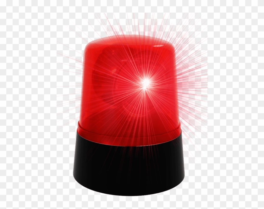 Rotating Police Light Party Light Flashing Lights For - Flashing Red Light Png Clipart #54904