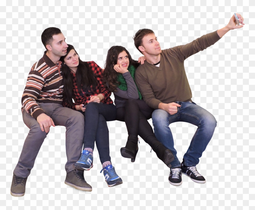 Group Of People Sitting Png - Group Of People Png Clipart #54931