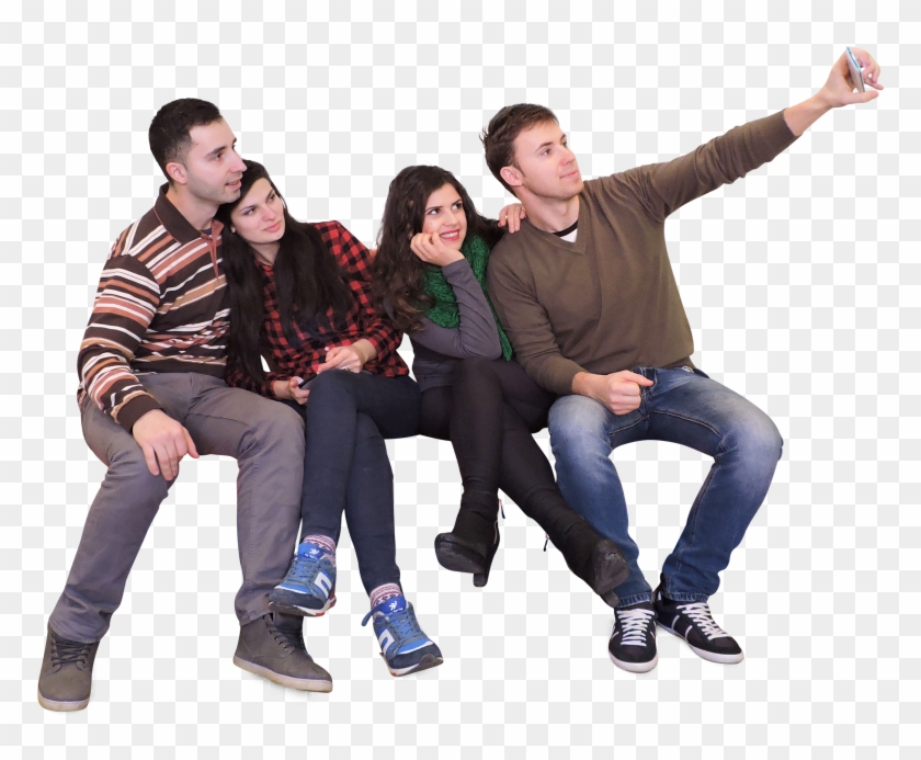 Group Of People Sitting Png - Group Of People Png Clipart