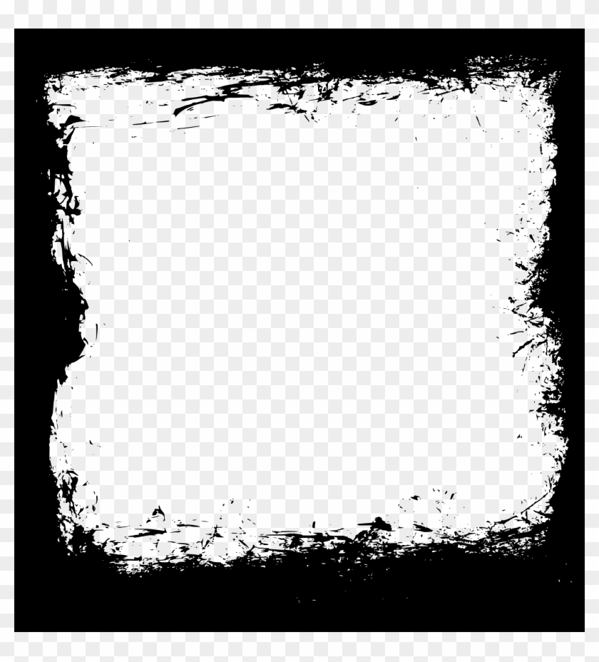 Grunge Border Tutorial - Grunge Texture Square Png Clipart