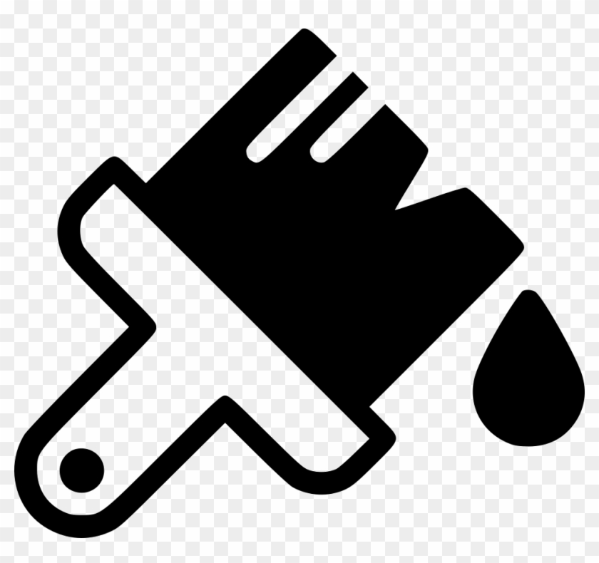 980 X 876 3 - Brush Paint Icon Png Clipart