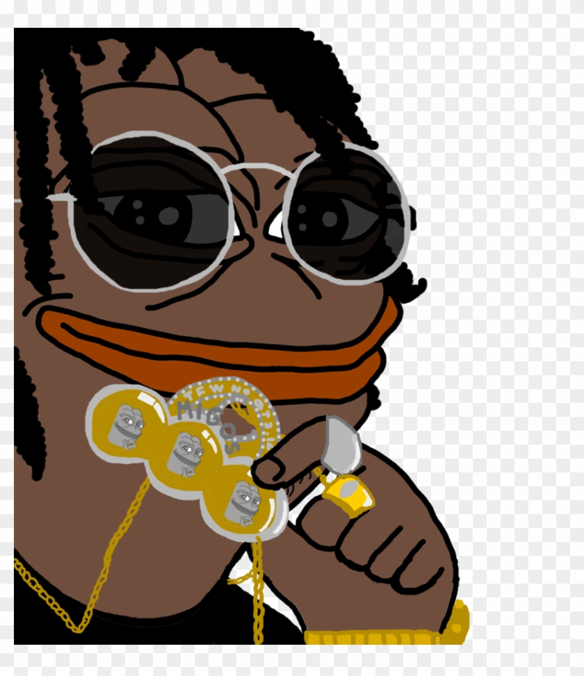 7019687 - >> - Pepe The Frog Rapper Clipart