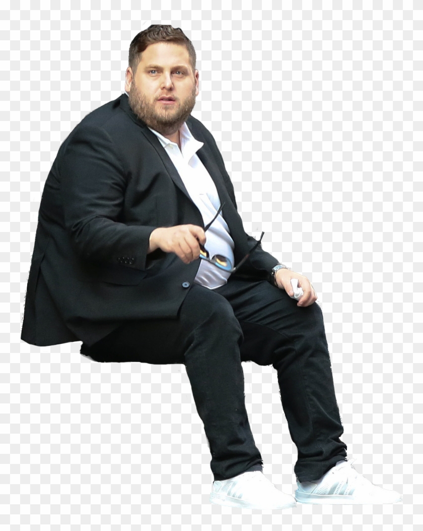 Jonah Hill Sits Clipart