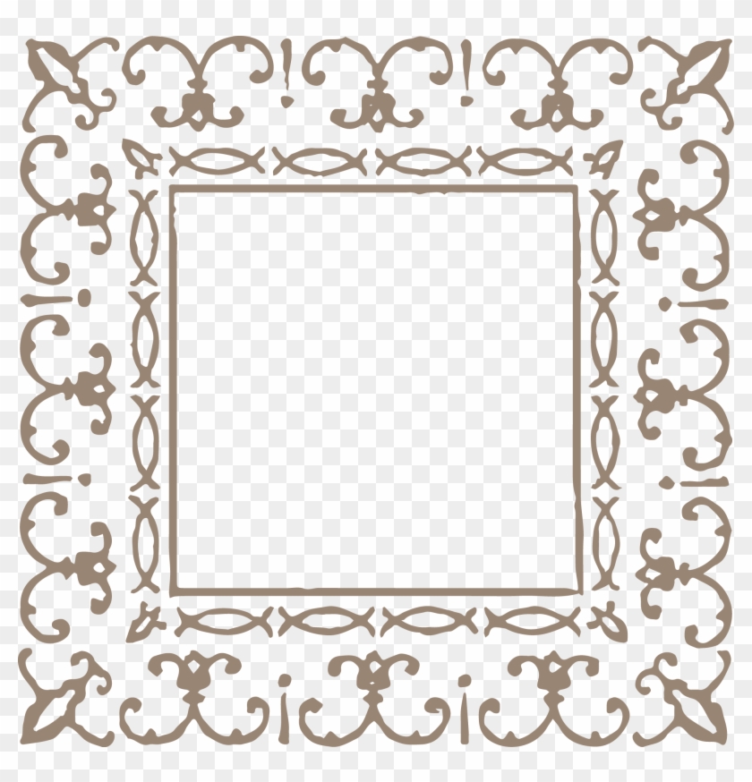 Rectangle Ornate Frames Clipart - Png Download #55347
