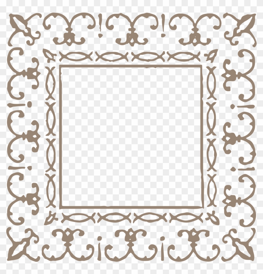 Rectangle Ornate Frames Clipart - Png Download #55347