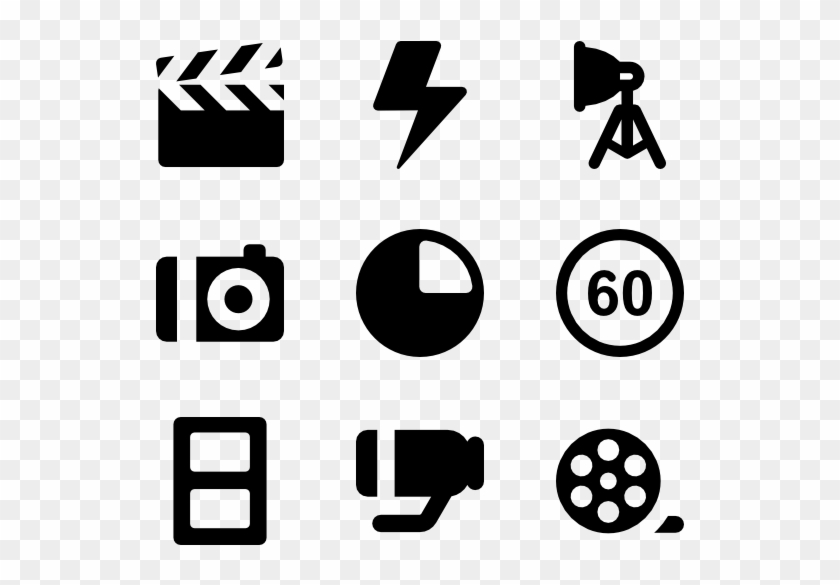 Video Icon Clipart Tv Camera - Camera Icons Png Transparent Png #55446