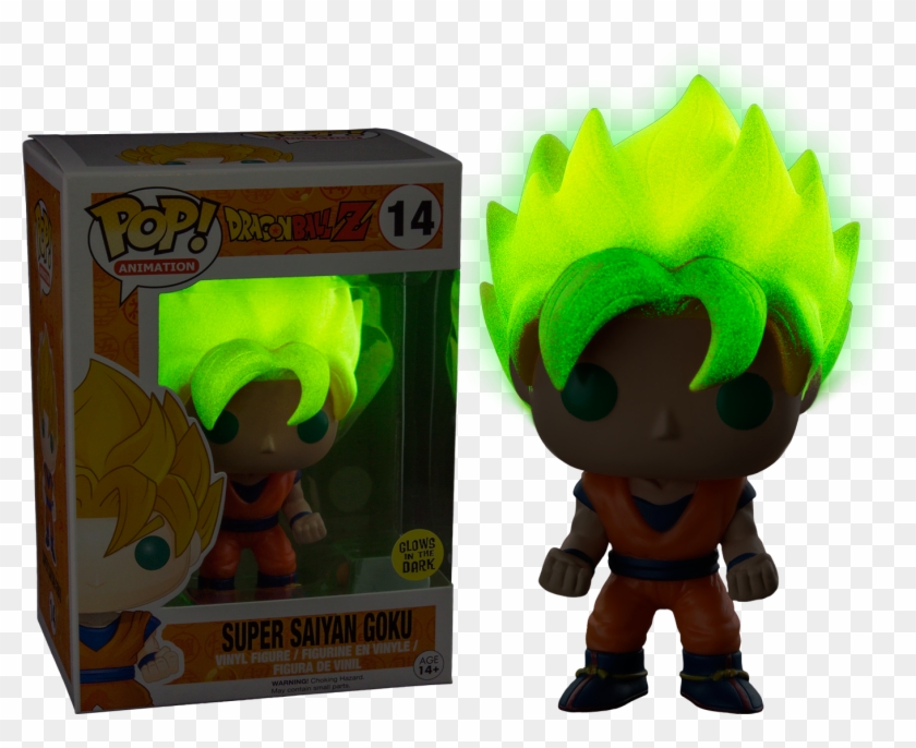 Dragon - Glow In The Dark Goku Pop Vinyl Clipart
