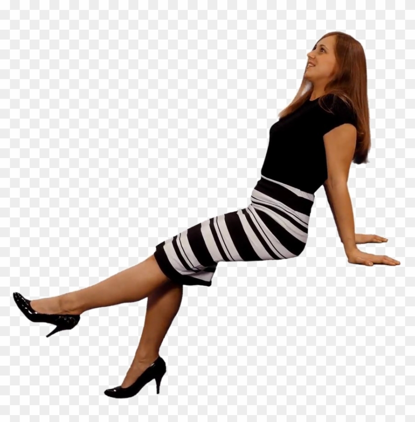 Sitting Woman Png Image With Transparent Background - Sitting Legs Transparent Background Clipart