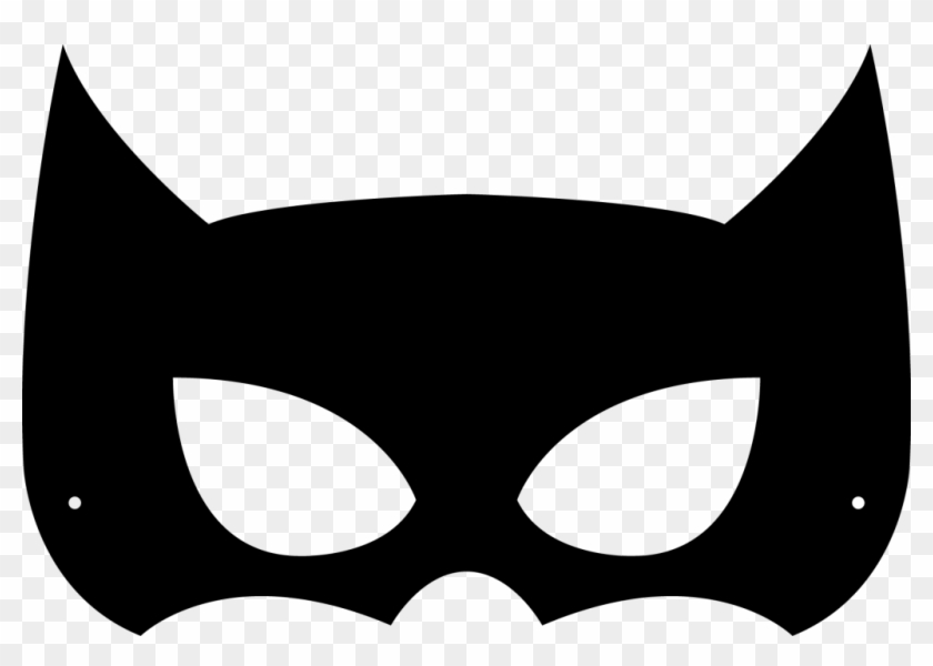 Batman Mask Coloring Page Batman Mask Images - Catwoman Mask Cut Out Clipart #55826