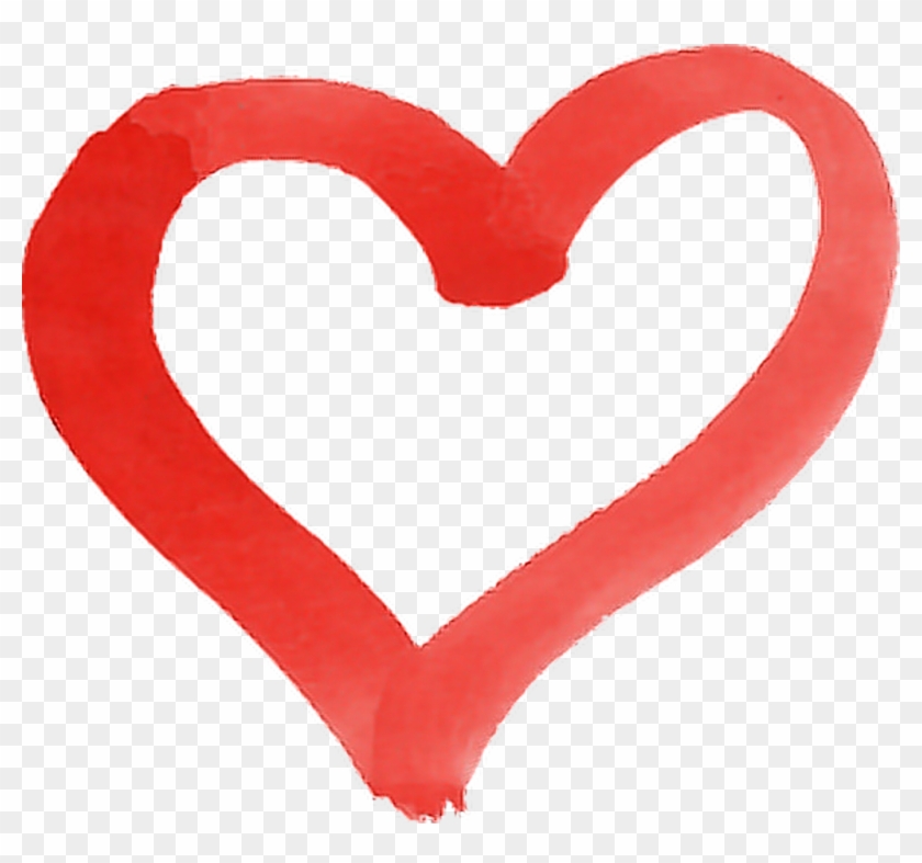 Heart Png Red Redheart Love Loveislove Painting Png - Png Format Red Heart Png Clipart #55869