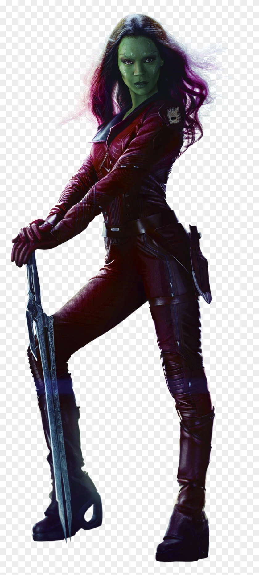 Gamora's Character Poster For Guardians Of The Galaxy Clipart