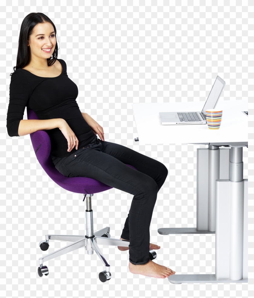 Person Sitting Png Person Sitting - Woman Is Sitting On Chair In Clipart Png Transparent Png #56198