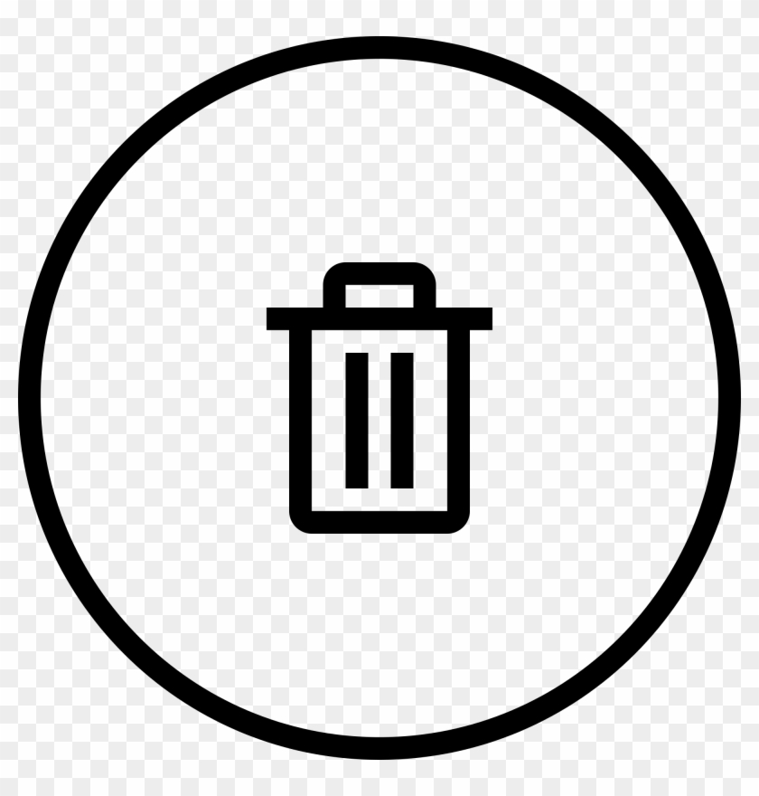 Open - Prullenbak Png Pictogram Clipart #56270