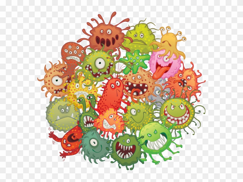 Anna Maria Island Trash Can Cleaning Business - Bacteria Cartoon Png Clipart #56339