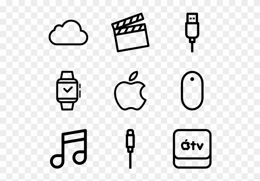 Apple Devices - Interface Icons Clipart