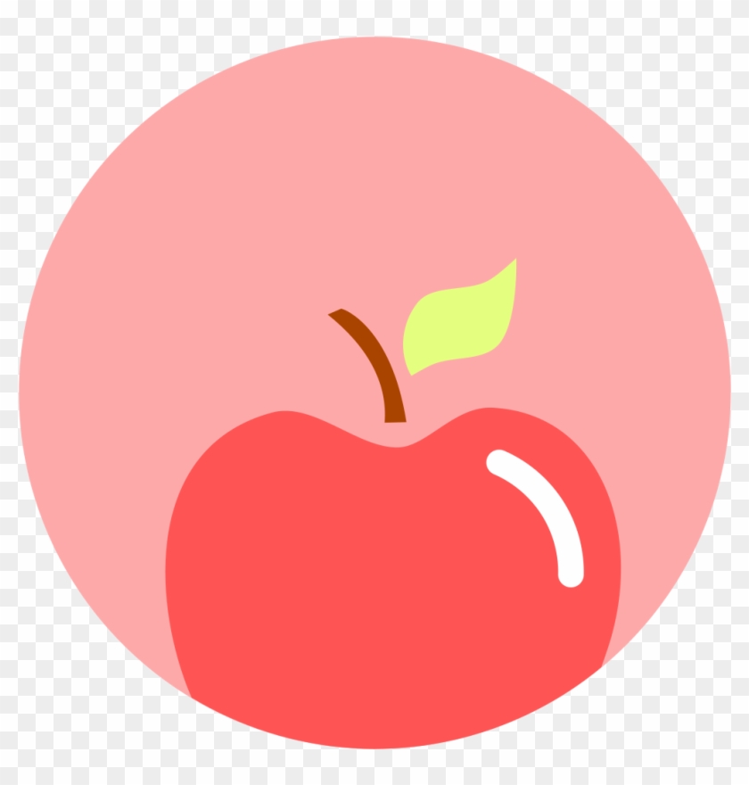 Apple Icon - Circle With A Line Through Clipart #56493