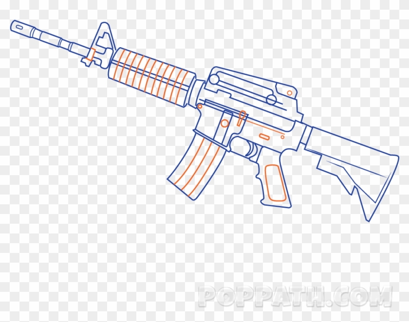 Play Slideshow - Assault Rifle Clipart #56561