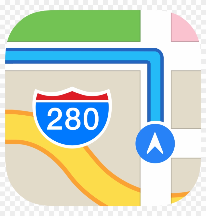 Apple Maps Icon Clipart