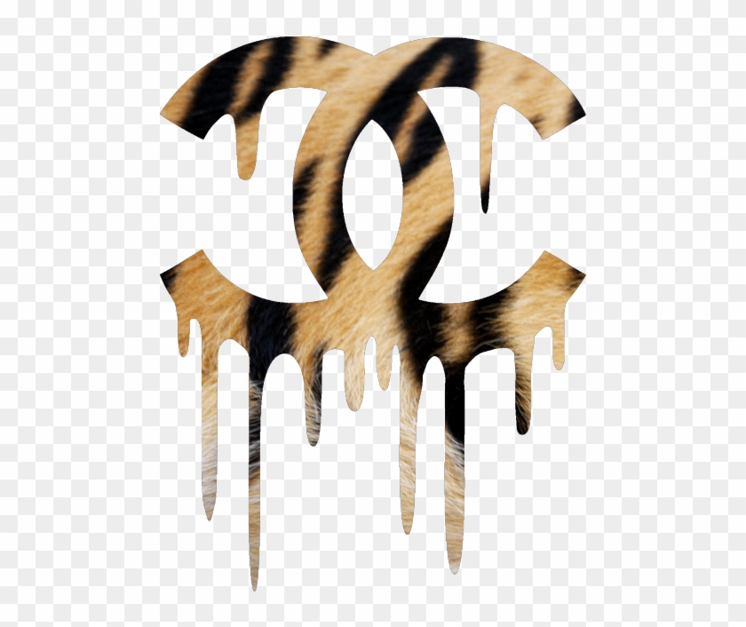 Chanel Logo Silver White Png - Chanel Drip Clipart