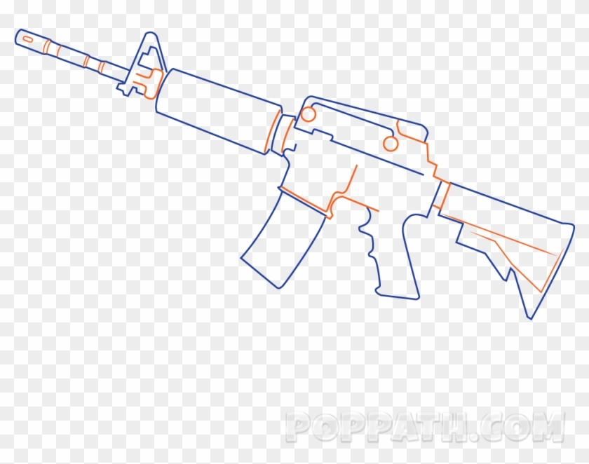 Play Slideshow - Assault Rifle Clipart #57216