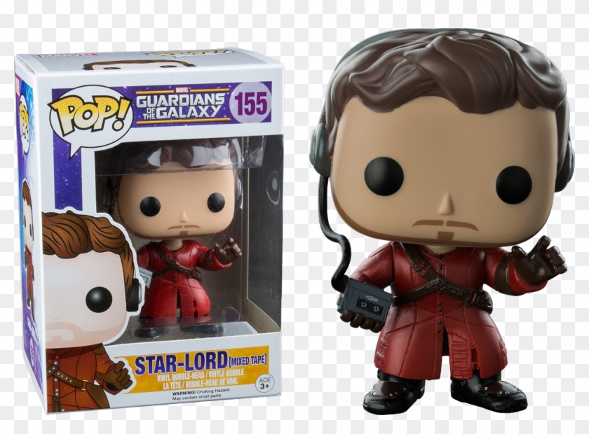 Funko Releasing Star Lord With Mixed Tape From Guardians - Star Lord Funko Clipart #57711