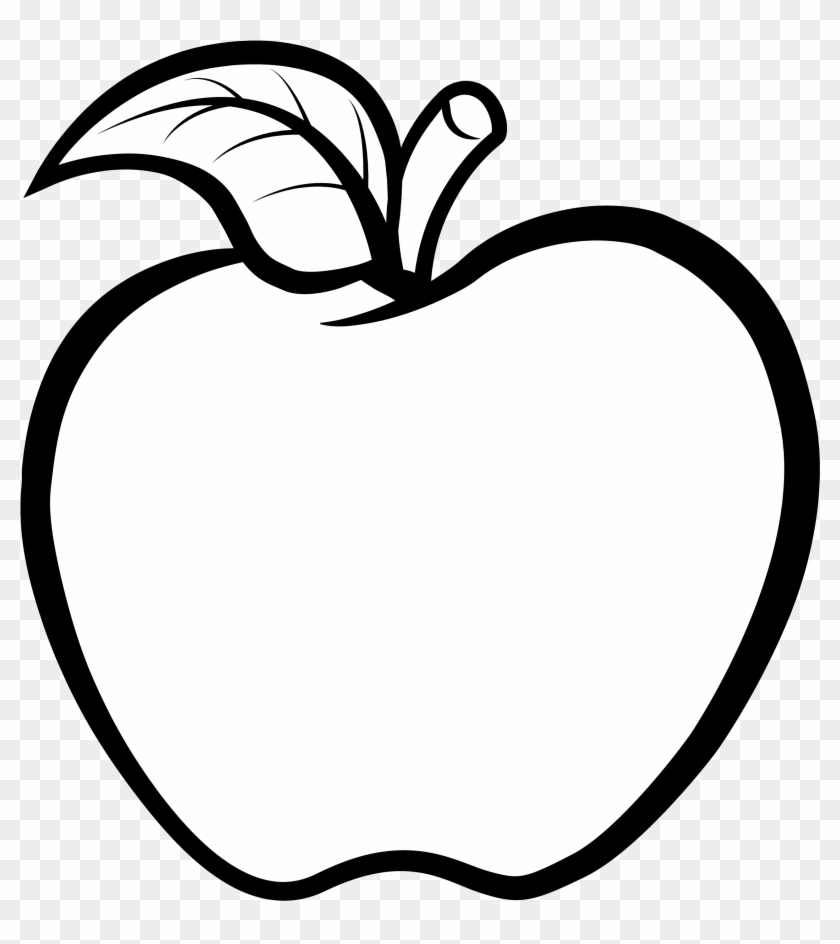 Christian School Digital Overview Clip Art Black And - White Apple Clipart - Png Download #57808