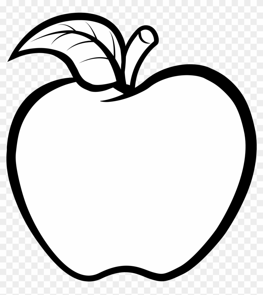 Christian School Digital Overview Clip Art Black And - White Apple Clipart - Png Download #57808