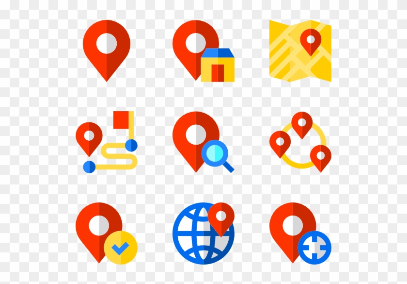 Location Set - Icon Clipart