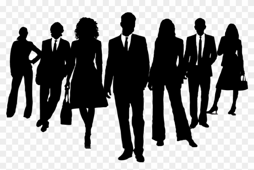 Group Of Business People Silhouette , Png Download - Business People Clipart Transparent Png