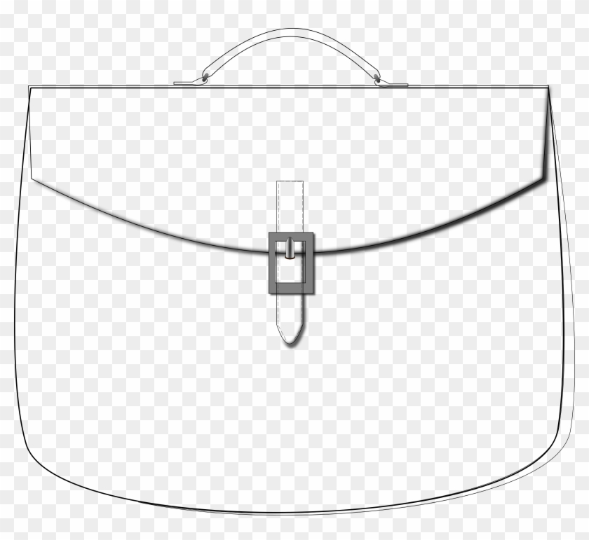 This Free Icons Png Design Of Outline Briefcase Clipart #58004