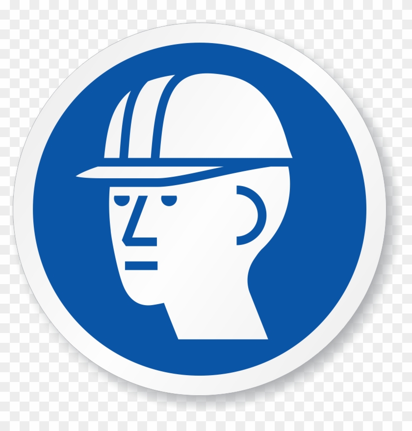 Zoom - Buy - Signages Hard Hat Area Clipart #58545