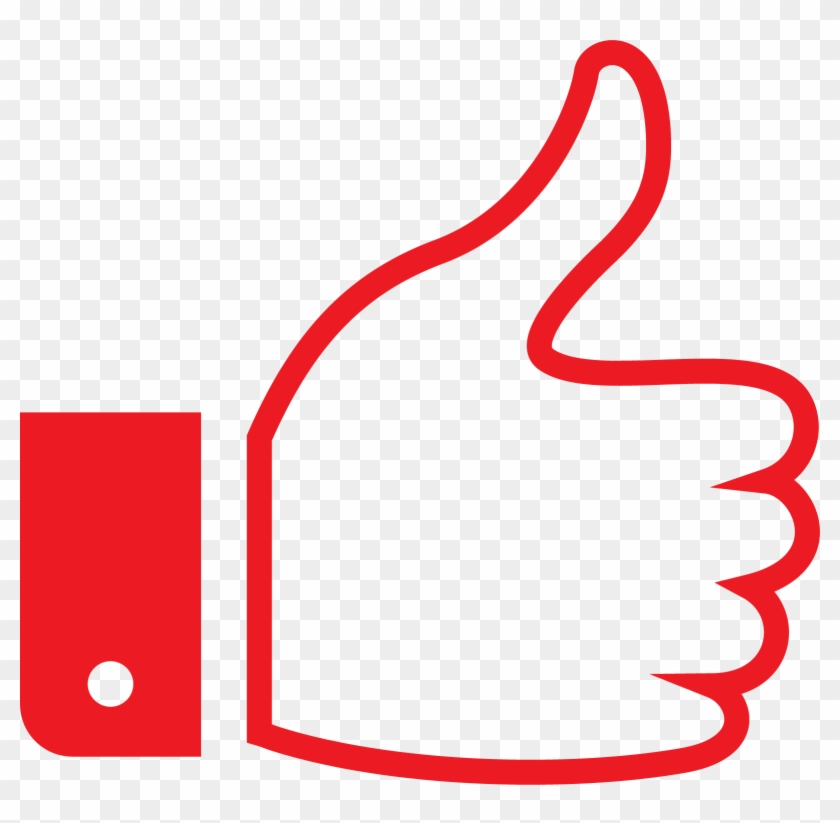 Newsletter - Thumbs Up Icon Red Clipart #58568