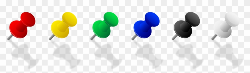 Thumb Tack Clipart Pin Map - Thumbtack Clip Art - Png Download