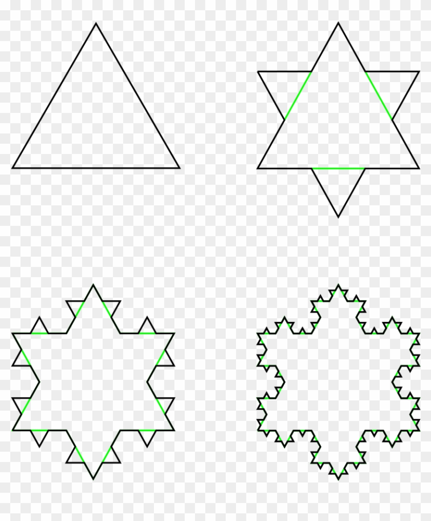 Koch Snowflake - Koch Curve In Computer Graphics Clipart #58681