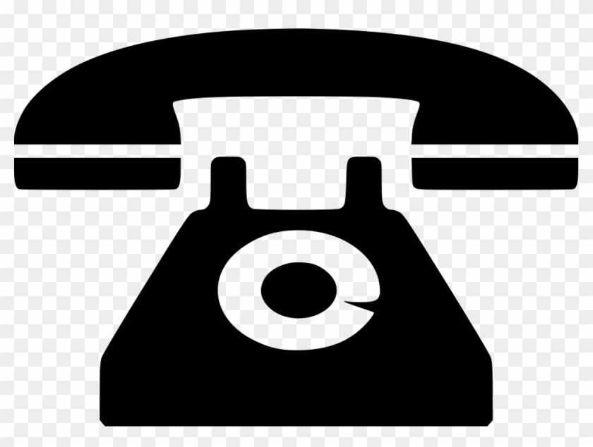 Clipart Telephone Svg - Old Phone Icon Png Transparent Png #58792