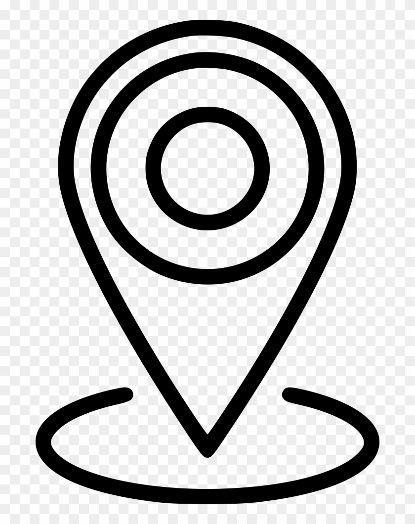 Earth Location Map World Navigation Pin Marker Svg - Location Pin Map Icon Png White Clipart