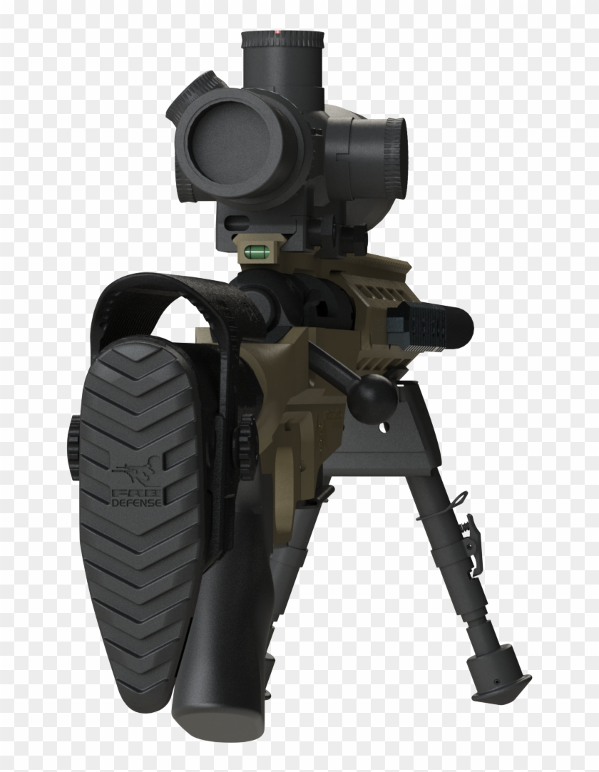 Commercial Rear View - Sniper Rifle Front View Png Clipart #59028