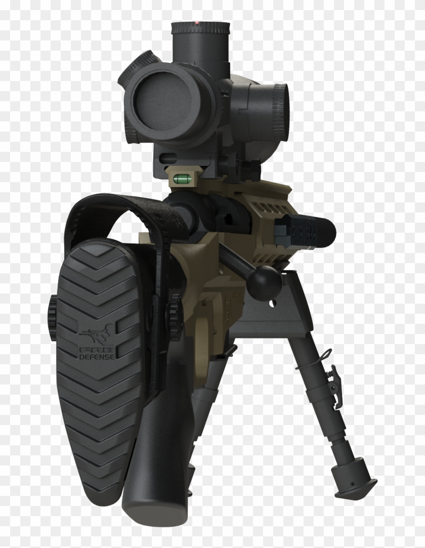 Commercial Rear View - Sniper Rifle Front View Png Clipart