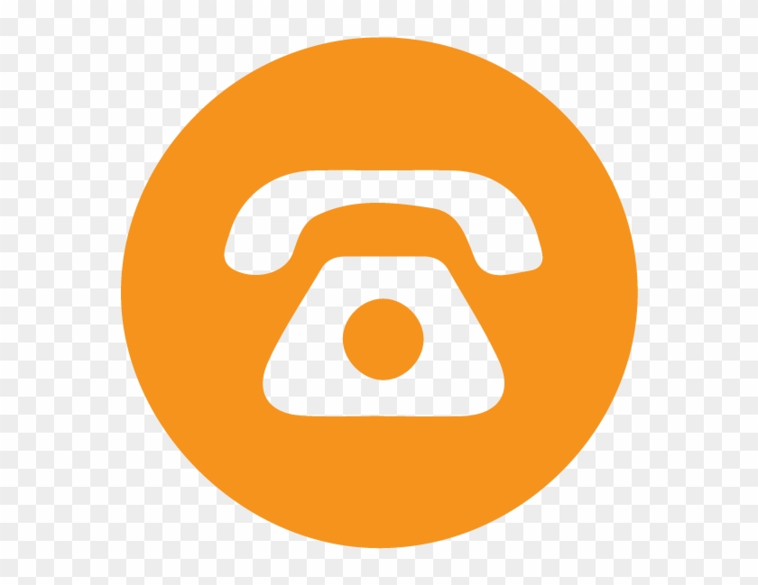 Orange Telephone Icon - Draw Io Icon Clipart