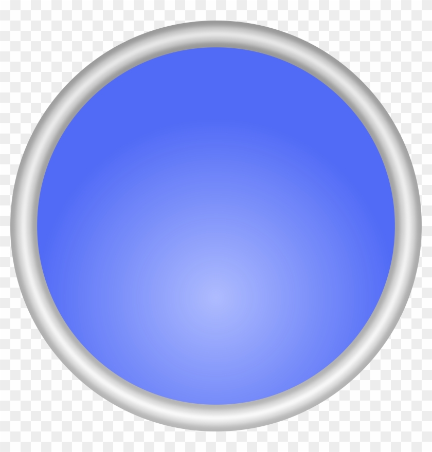 Download Free Printable Clipart And Coloring Pages - Blue Circle With Border - Png Download