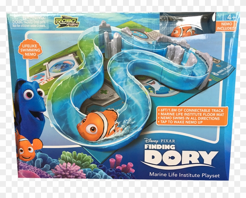 Swimming Nemo And Marine Life Institue Robo Fish Playset - Robofish Clipart #59761